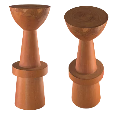  Stylish Alban Bar Stool 3D model image 1 