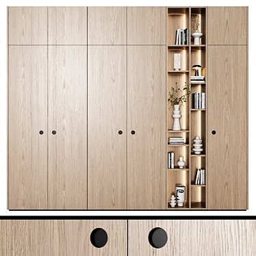 Modular cabinets in modern style 69