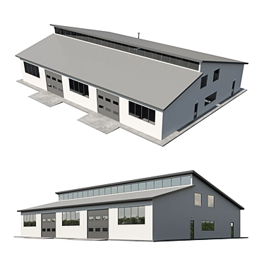 Corona 9 Legacy Warehouse Model 3D model image 1 