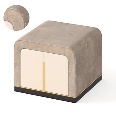 Sleek Modern Stool: Hadley 2015 3D model image 1 