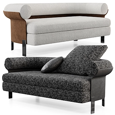 Elegant Minotti Mattia Sofa 3D model image 1 