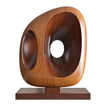 Barbara Hepworth Icon Sculpture 3D model image 1 