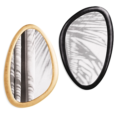 Ruffaro Mirror Set, LaRedoute 3D model image 1 