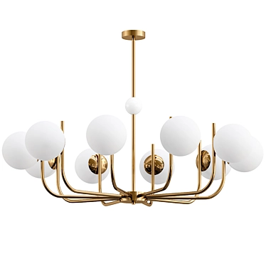 Elegant Felicitat Chandelier Design 3D model image 1 