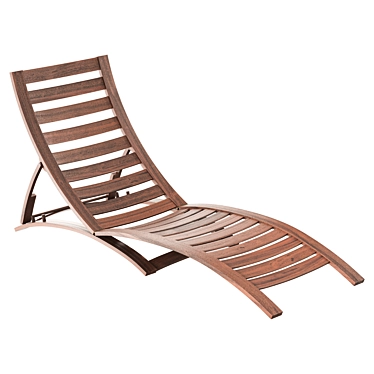 Elegance Lounger | Outdoor Relaxation 3D model image 1 