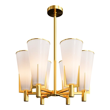 Luxury Eichholtz Dino Chandelier 3D model image 1 