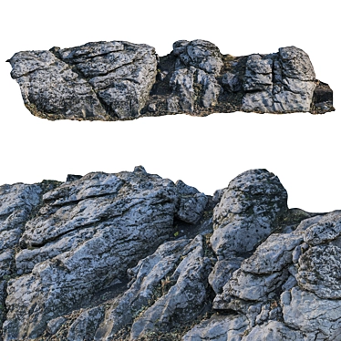 High-Resolution Rock Texture Pack 3D model image 1 