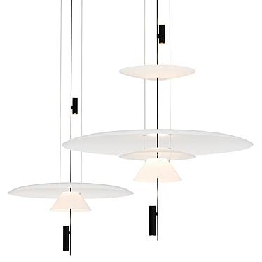 Elegant Modern Skylar Sculpture 3D model image 1 