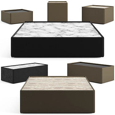 Modern Minotti Coffee Table Set 3D model image 1 