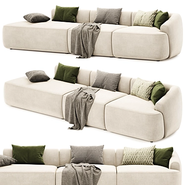 Sofia Modular Corner Sofa 3D model image 1 
