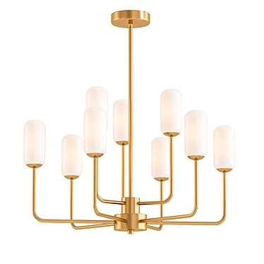 Elegant ANTONIA Chandelier 3D Model 3D model image 1 