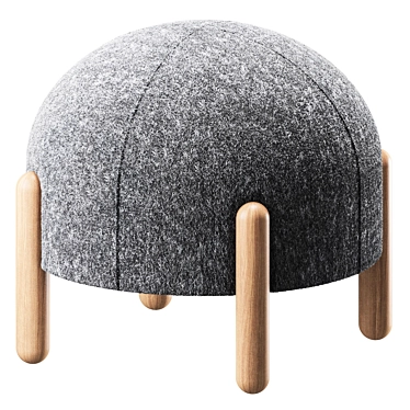 Designer Mushroom Pouf by Light Room 3D model image 1 