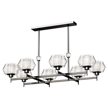 Holm Chandelier DJ89001: Elegant Lighting Solution 3D model image 1 