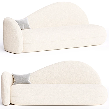 Modern Modular POLLI Sofa in 3D 3D model image 1 