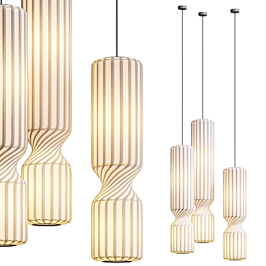 Contemporary TAISTO Pendant Light 3D model image 1 