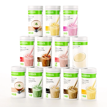 Herbalife Formula 1 Variety Pack 3D model image 1 