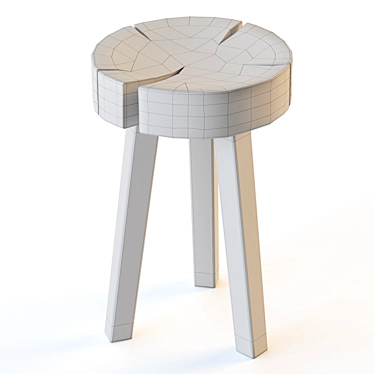  Rustic Stump Stool from 3D.archive 3D model image 1 