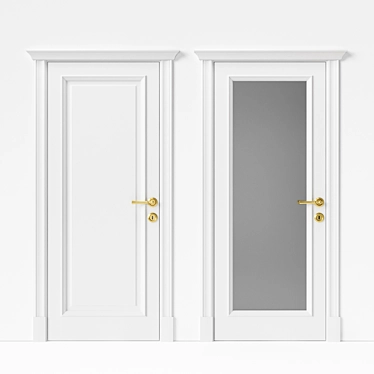 Title: 
Petersburg Series Interior Doors 3D model image 1 