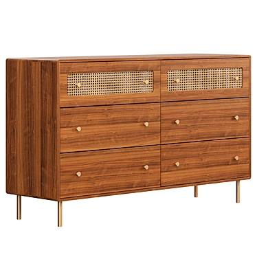 Redpop Chest of Drawers 3D model image 1 