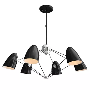 Favourite Humpen 1757-6P Chandelier 3D model image 1 