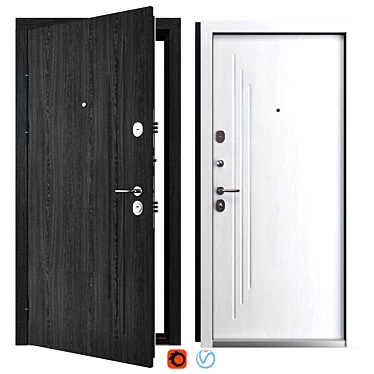  Triana Metal Entry Door (Abvehr) 3D model image 1 