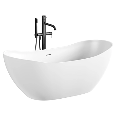 Oval Acovi Bathtub TQ5 3D model image 1 