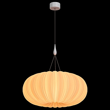 Elegant ANGELO Chandelier Light Fixture 3D model image 1 