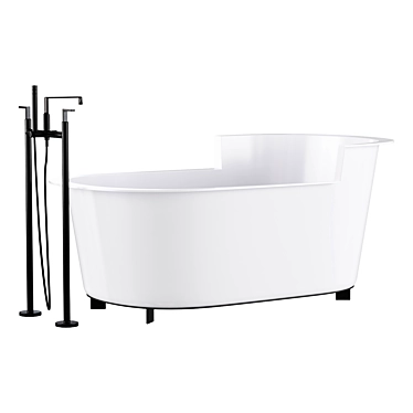 Luxury LivingTec Bathtub OFELIA 3D model image 1 