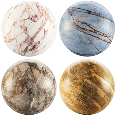 Luxury Marble Texture Collection 3D model image 1 