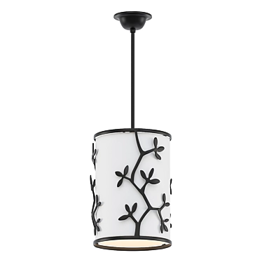 Graceful Bloom Pendant Light 3D model image 1 