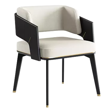 Luxurious Galea II Dining Chair 3D model image 1 