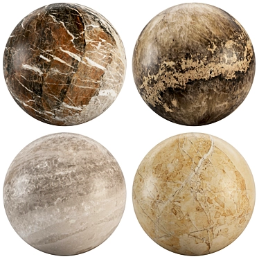 Luxury Marble Textures Collection 3D model image 1 