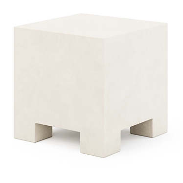 Sleek Kamari Side Table 3D model image 1 