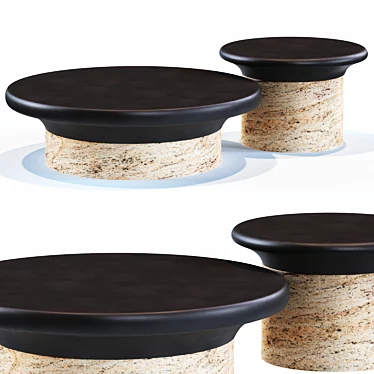 Modern Sleek Suspence Coffee Table 3D model image 1 