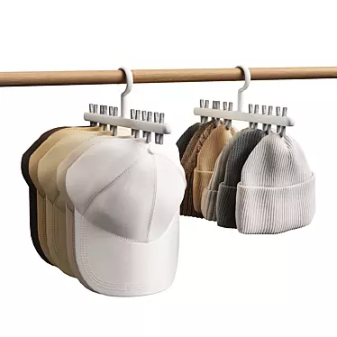 Hat and Cap Set Organizer 3D model image 1 