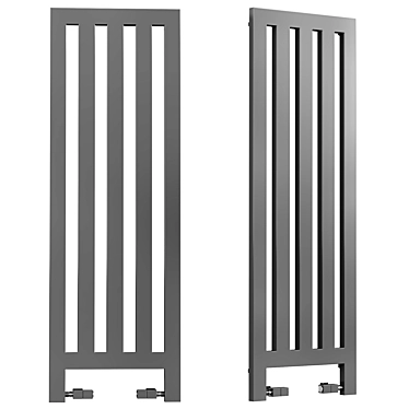 Designer Steel Radiator - MYNEW DRESS 3D model image 1 