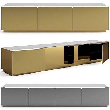 Elegant Visionnaire Gareth Chest Drawers 3D model image 1 