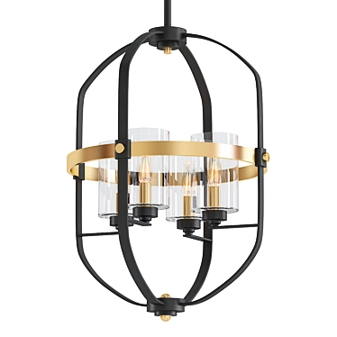 Savoy House 6-Light Chandelier 3D model image 1 