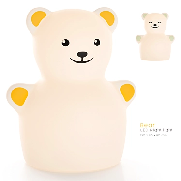 IKEA TOVADER Bear Night Light 3D model image 1 