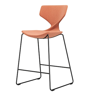 Italian semi-bar chair Quo by Tonon