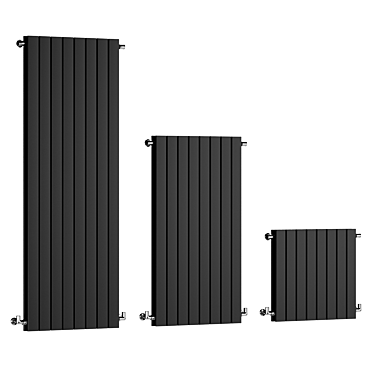 Designer Towel Radiator 680x600mm White 3D model image 1 