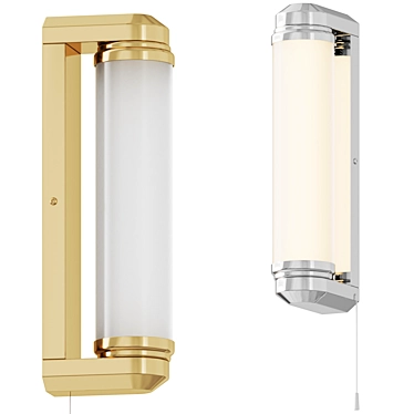  Vintage-inspired Savoy Bathroom Sconce 3D model image 1 