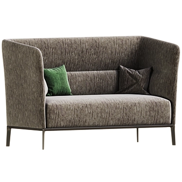 Elegant and Contemporary Camden Sofa 3D model image 1 