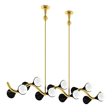 Caracas Wave 14 Light Chandelier