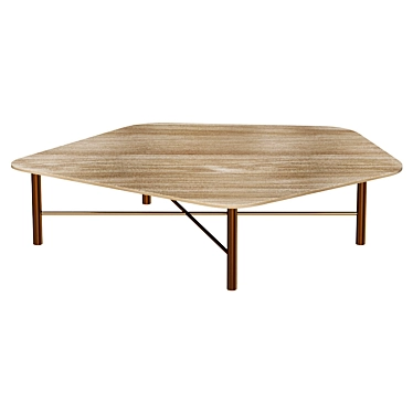 Elegant Cantori Shanghai Coffee Table 3D model image 1 