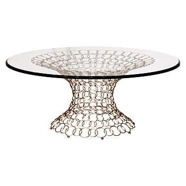 Modern Art Dining Table - Exclusive Design 3D model image 1 