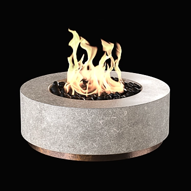 Large Bowl Chiminea Set 3D model image 1 