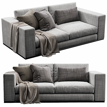 Modern Design Sofa Set 3D Model 3D model image 1 