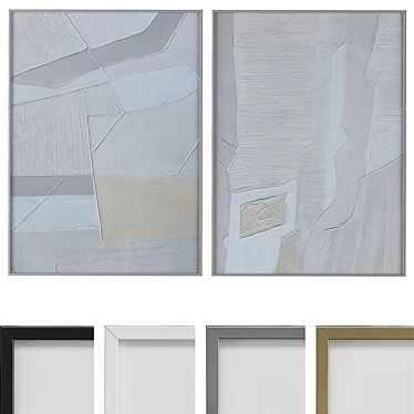 Modern Abstract Art Sculpture 3D model image 1 