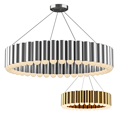 LED Ring Chandelier 600mm ERLANDER 3D model image 1 